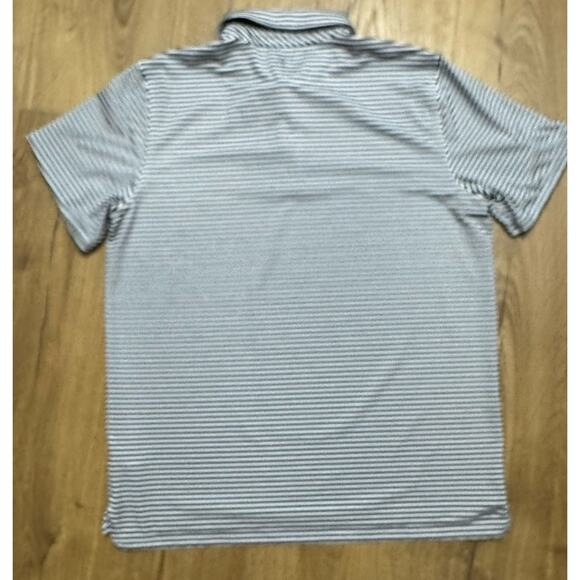 Vineyard Vines Shirt Boys Golf Performance Sankaty Polo Blue Striped Size XL - Picture 4 of 6